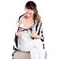 Womens Zalamoon Multi-Wear Striped Infinity Maternity Shawl - image 8
