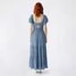 Juniors Trixxi Puff Sleeve Twist Front Smocked Midi Dress - image 4