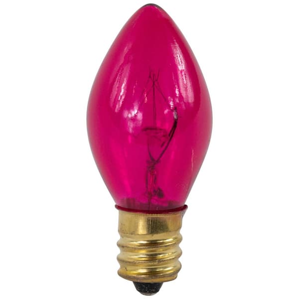 Northlight Seasonal 25ct. Pink Christmas Replacement Bulbs
