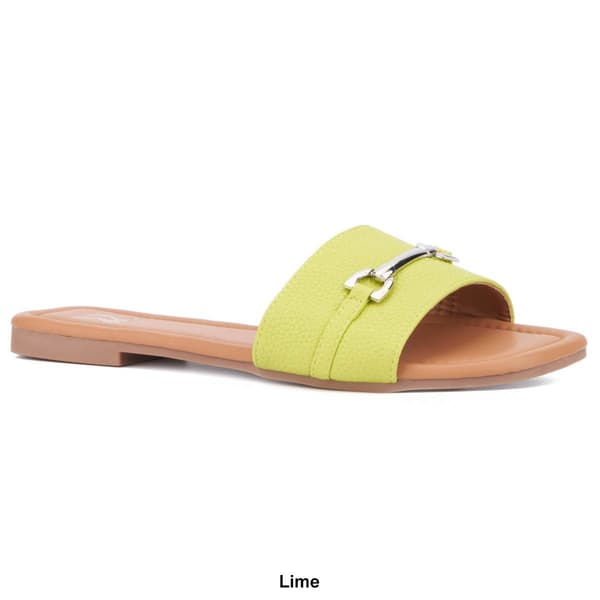 Womens New York & Company Naia Slide Sandals