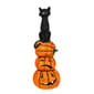 National Tree 32in. Halloween Black Cat and Pumpkin Stack Decor - image 1
