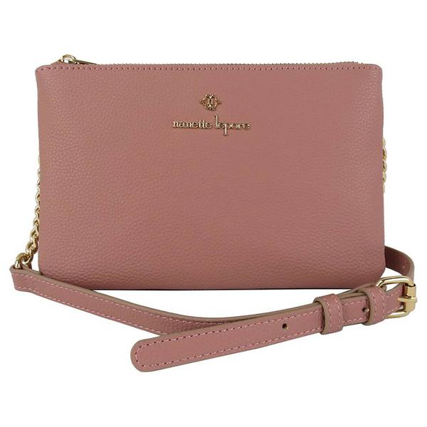 Nanette Lepore Gabbi Triple Section Crossbody - Aged Rose