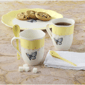 Lenox® Butterfly Meadow® Yellow Mugs with Spoons - Set of 2 - image 4