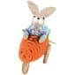 Northlight Seasonal Boy Bunny with Carrot Car Easter Figurine - image 1