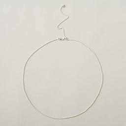 Adjustable Sterling Silver Bead Chain Necklace