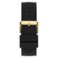 Mens Guess Watches&#174; Gold Tone Case Black Silicone Watch -GW0518G2 - image 3