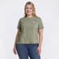 Juniors Plus Attitude Not Included Silver Lurex Embroidered Top - image 1