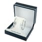Fine Silver Plated Oval Hoop Earrings - image 2