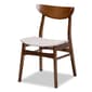Baxton Studio Paras Light Grey/Walnut Brown Wood 5pc. Dining Set - image 2