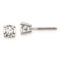 Pure Fire 14kt. White Gold 3/4ctw. 4-Prong Diamond Screw Earrings - image 1