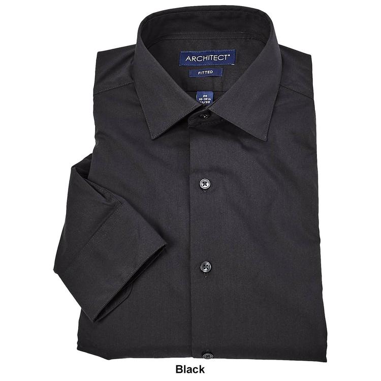Mens Architect® High Performance Spread Collar Fitted Dress Shirt