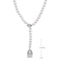 Gemstone Classics&#8482; Sterling Silver Pearl Drop Necklace - image 4