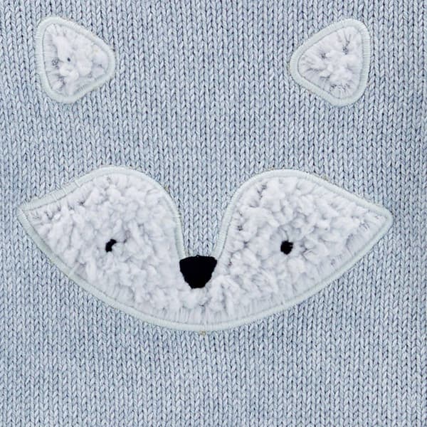 Baby Boy &#40;NB-12M&#41; Carter&#8217;s&#174; Fox Face Knit Sweater & Joggers Set