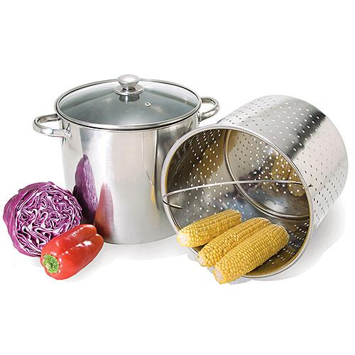 Healthy Living Giant 20qt. 3pc. Steamer Set