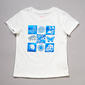 Girls (4-6x) BTween(R) Short Sleeve Butterfly Foil Graphic Tee - image 1
