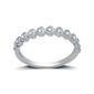 Endless Affection&#40;tm&#41; 1/10ctw. Diamond Sterling Silver Heart Band - image 1