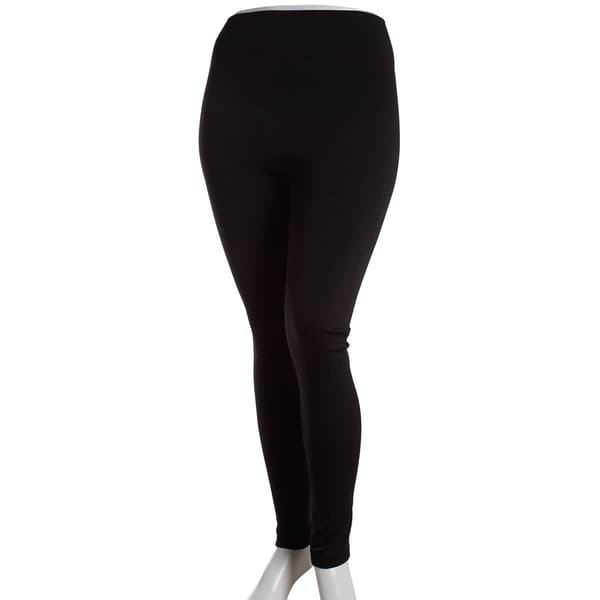 Plus Size Seven Apparel Fleece Lined Leggings - image 
