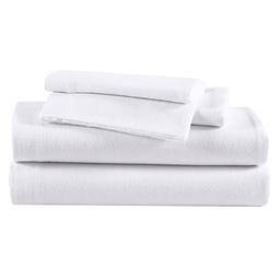 Eddie Bauer Solid Cotton Flannel Sheet Set