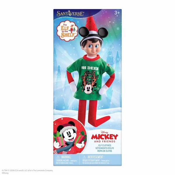 The Elf on the Shelf® Claus Couture Mickey Mouse Oh Deer Tee Set