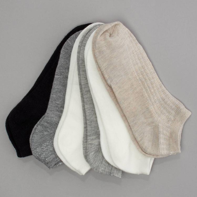 Womens Cuddl Duds 6pk. Textured Low Cut Socks