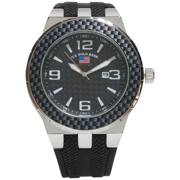 Mens U.S. Polo Assn.&#40;R&#41; Analog Watch w/ Rubber Strap - US9735WM - image 