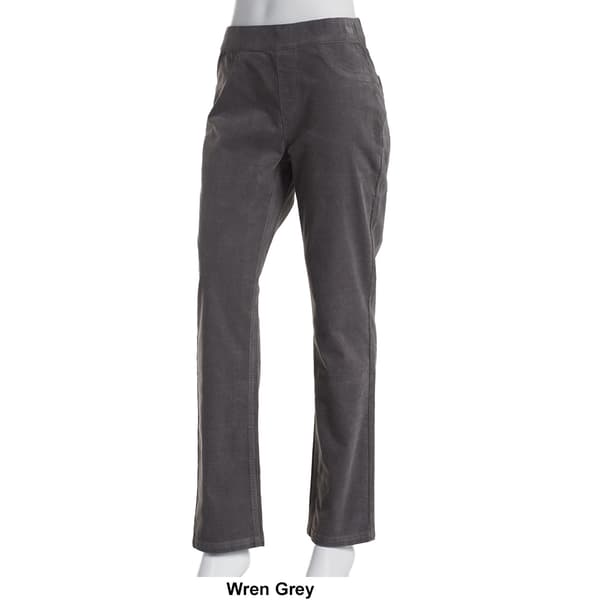 Womens Erika Joey Solid Corduroy Straight Leg Pants