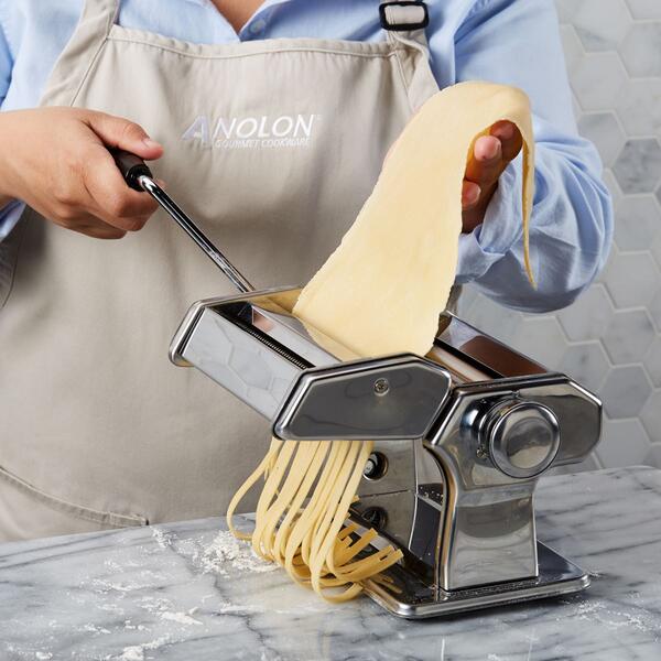 Anolon&#174; Gourmet Prep Chrome Plated Pasta Maker