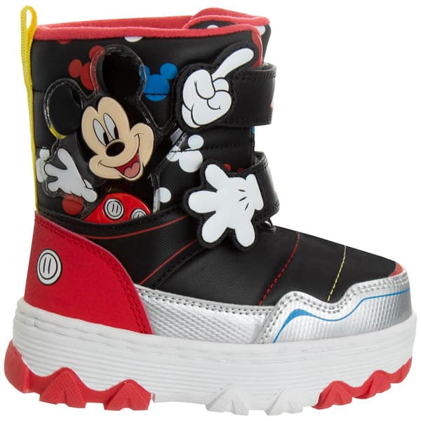 Little Boys Disney Mickey Mouse Snow Boots