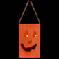 Northlight Seasonal 8in. Large Wood Jack O Lantern Candle Lantern - image 6