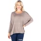 Womens 24/7 Comfort Apparel Oversized Dolman Tee - image 5