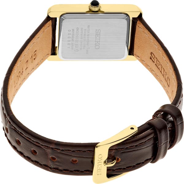 Womens Seiko Essentials Champagne Dial Watch - SWR110