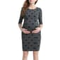 Womens Glow & Grow&#40;R&#41; Dotted Maternity Midi Dress - image 1