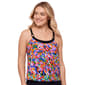 Womens American Beach Spring Fling A-Line Ring Tankini Swim Top - image 5