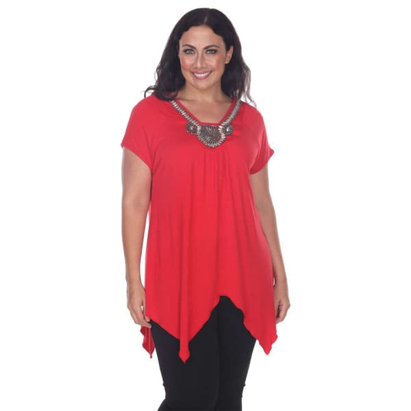 Plus Size White Mark Fenella Tunic