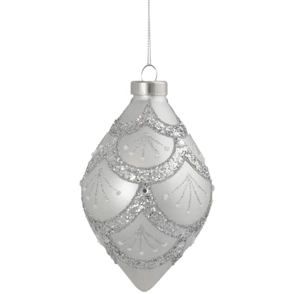 Northlight Seasonal 5in. Finial Glass Christmas Ornament