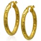Gianni Argento 25mm Diamond-Cut 14kt. Gold Hoop Earrings - image 1