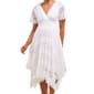Womens Rabbit Rabbit Rabbit Short Sleeve Solid Fit & Flare Dress - image 3