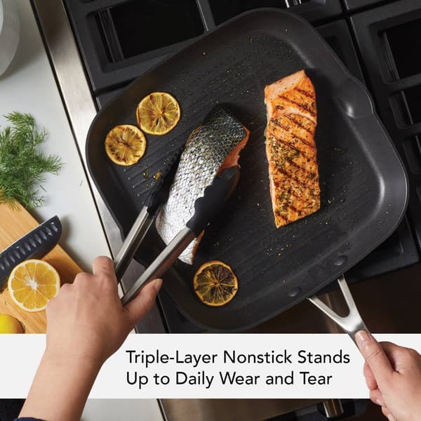 KitchenAid® Hard-Anodized Induction 11.25in. Nonstick Grill Pan