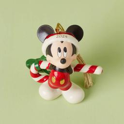 Lenox® Mickey w/ Candy Cane Ornament
