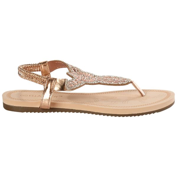 Womens Ella & Joy Rhinestone Sandals