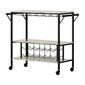 South Shore Maliza Bar Cart with Wine Bottle Storage - image 1
