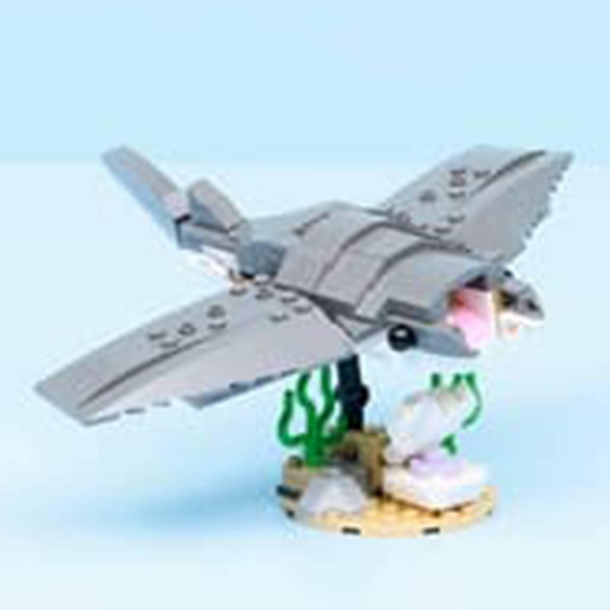 LEGO® Creator 3-in-1 Shark with Treasure Chest Building Kit