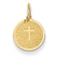 Unisex Gold Classics(tm) 14kt. Small Baptism Pendant - image 1
