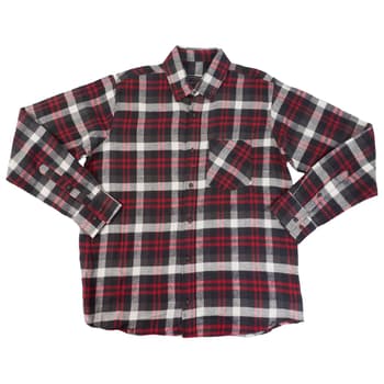 Mens Jackson Hole Flannel Shirt - Black/Red - Boscov's