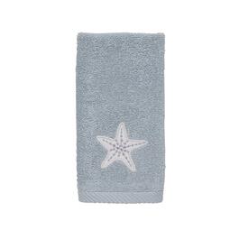 Avanti Sequin Shells Fingertip Towel
