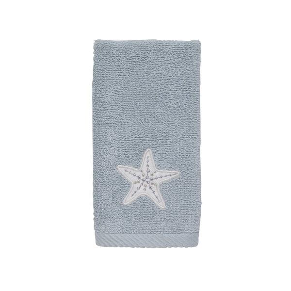 Avanti Sequin Shells Fingertip Towel - image 