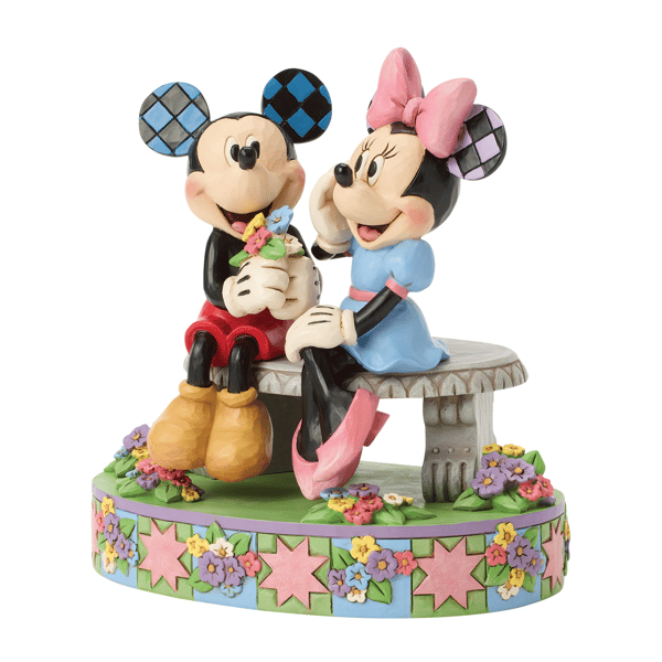 Jim Shore Disney Traditions Mickey & Minnie Spring Figurine
