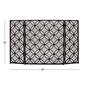 9th & Pike&#174; Black Metal Decorative Fireplace Screen - image 4
