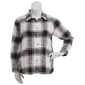 Womens da-sh Long Sleeve Button Cuff Plaid Casual Button Down - image 1