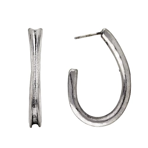 Bella Uno Roman Intention J Hoop Earrings